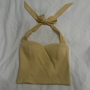 Yellow Halter Top